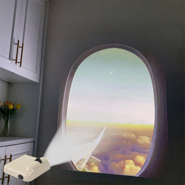 Home Fashion Simple Moon Background Projection Lamp