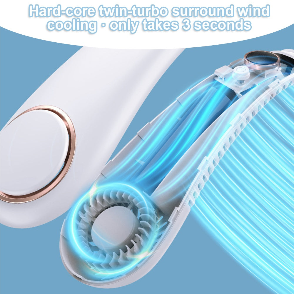 Neck Fan Bladeless Premium Air Conditioner Personal Cooling Fan Travel Portable
