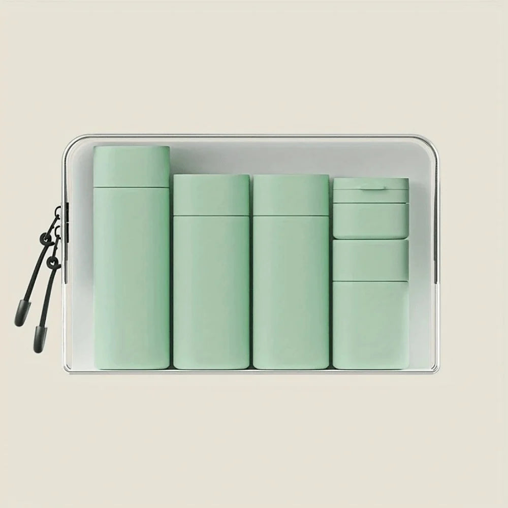 5pcs Travel Cream Dispenser Bottles Set, TSA Approved