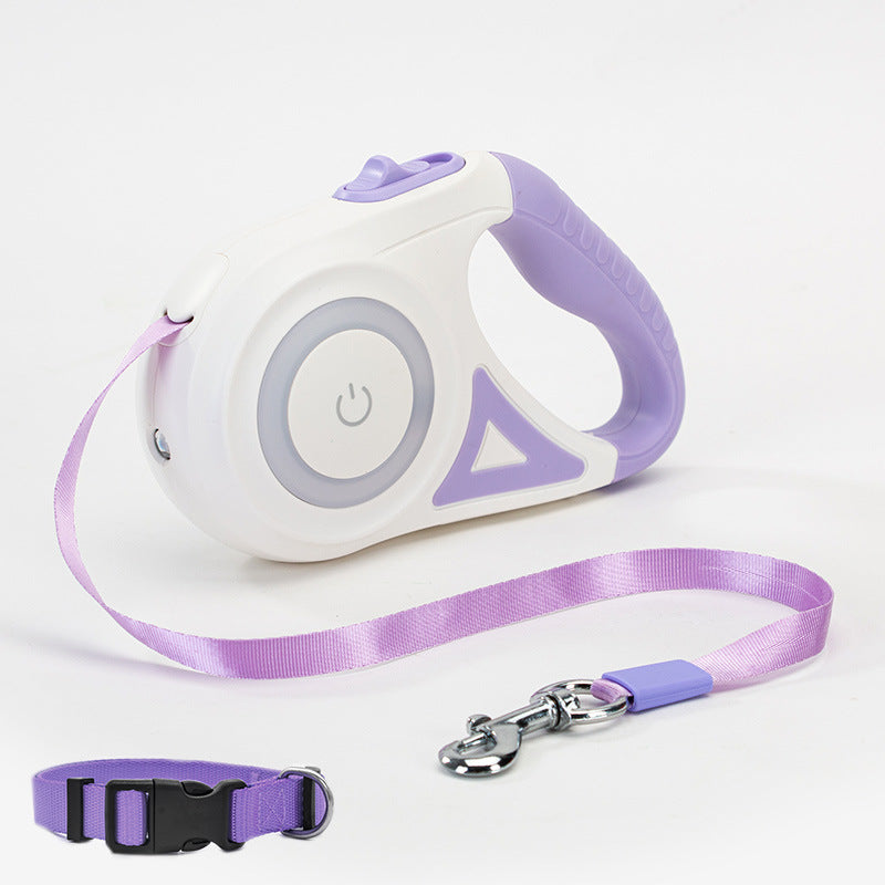 NightSafe LED Retractable Dog Leash