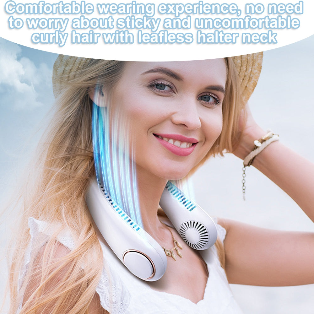 Neck Fan Bladeless Premium Air Conditioner Personal Cooling Fan Travel Portable