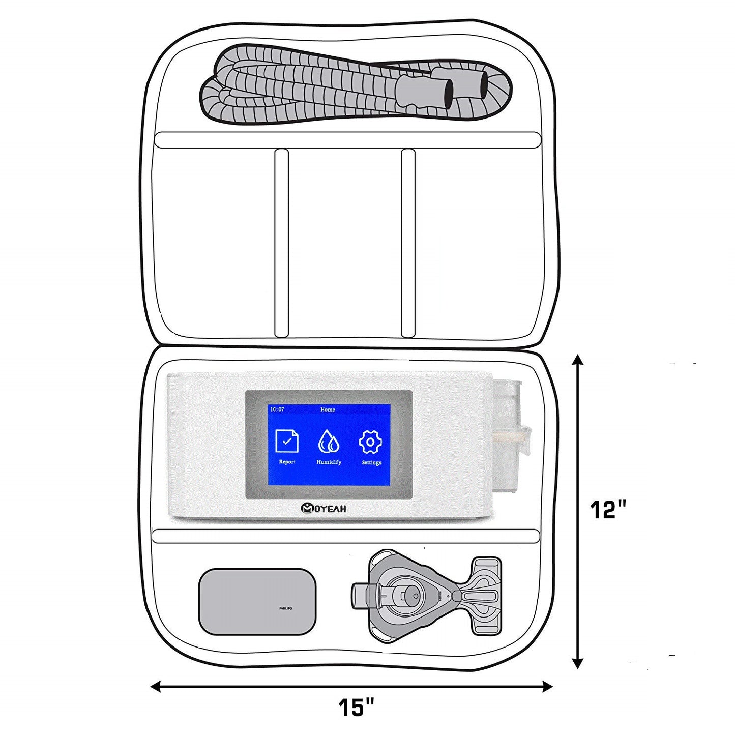 Multifunctional disinfection travel bag