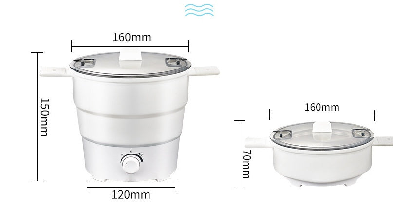 Portable Mini Electric Rice Cooker For Travel & Dorms