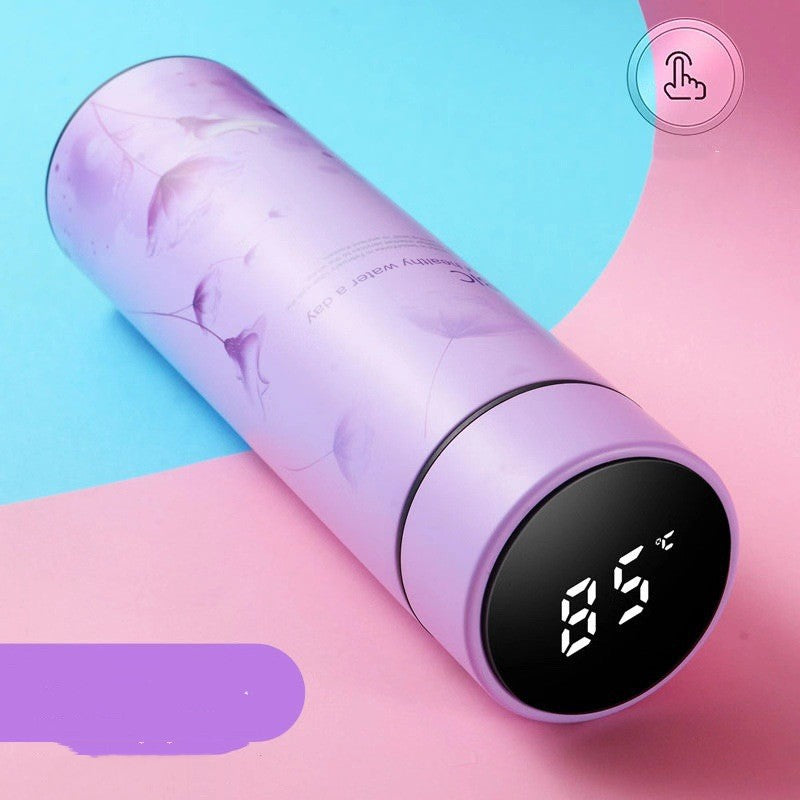 Portable Temperature Display Water Bottle