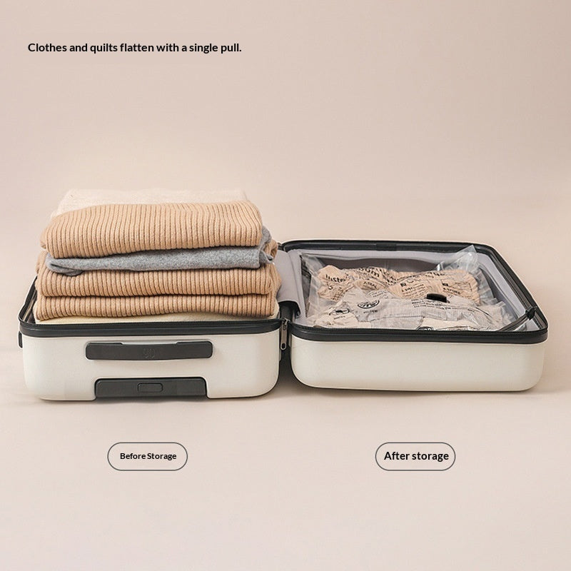 Black Transparent Vacuum Compression Storage Bags For Packing
