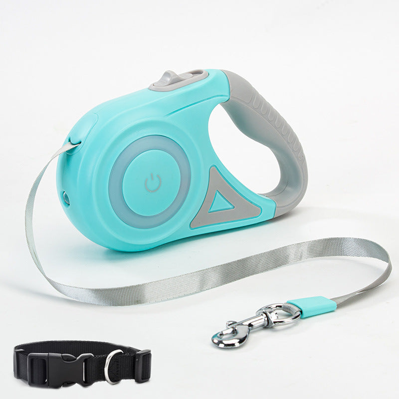 NightSafe LED Retractable Dog Leash