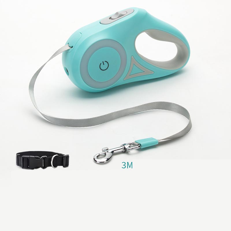 NightSafe LED Retractable Dog Leash
