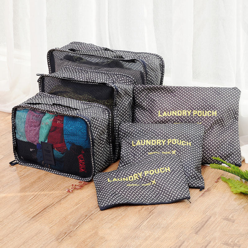 Travel Storage Color Six-piece Suit Travel Storage Bag