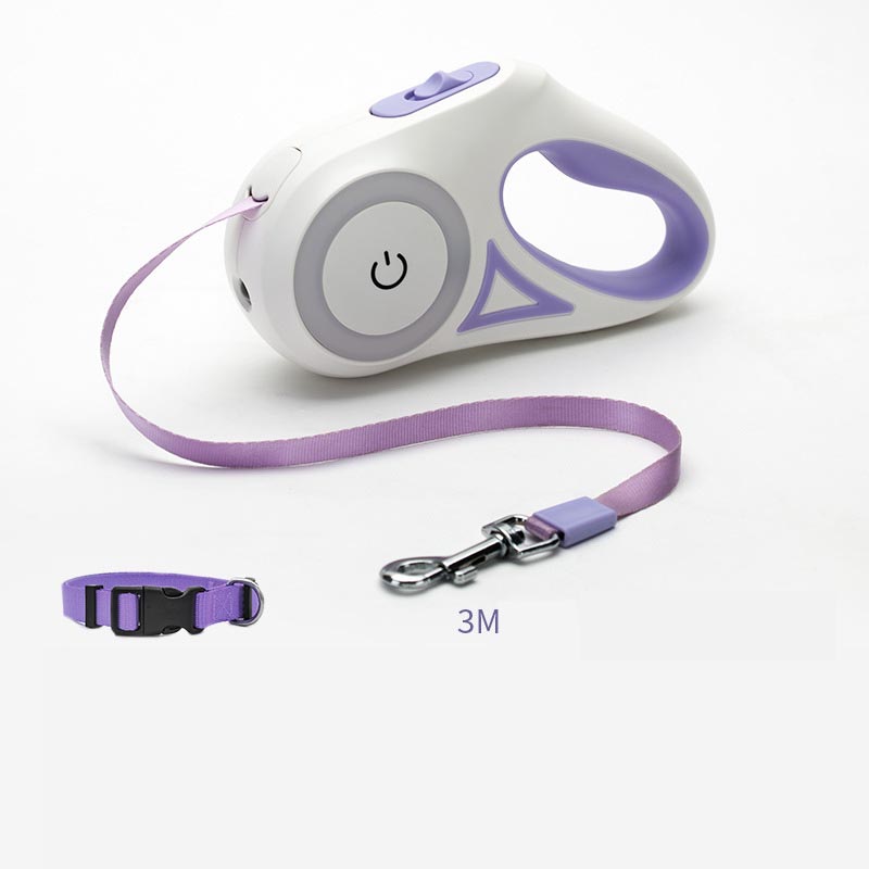NightSafe LED Retractable Dog Leash