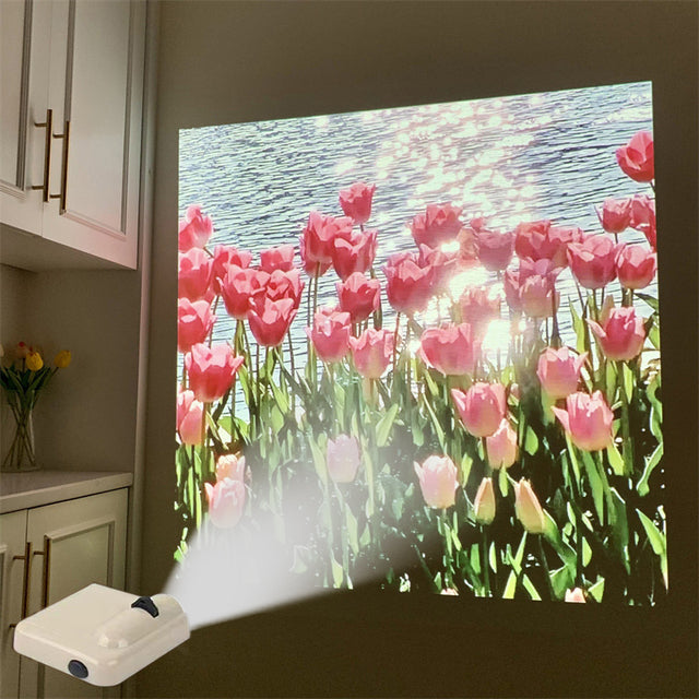 Home Fashion Simple Moon Background Projection Lamp