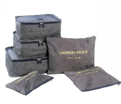 Travel Storage Color Six-piece Suit Travel Storage Bag