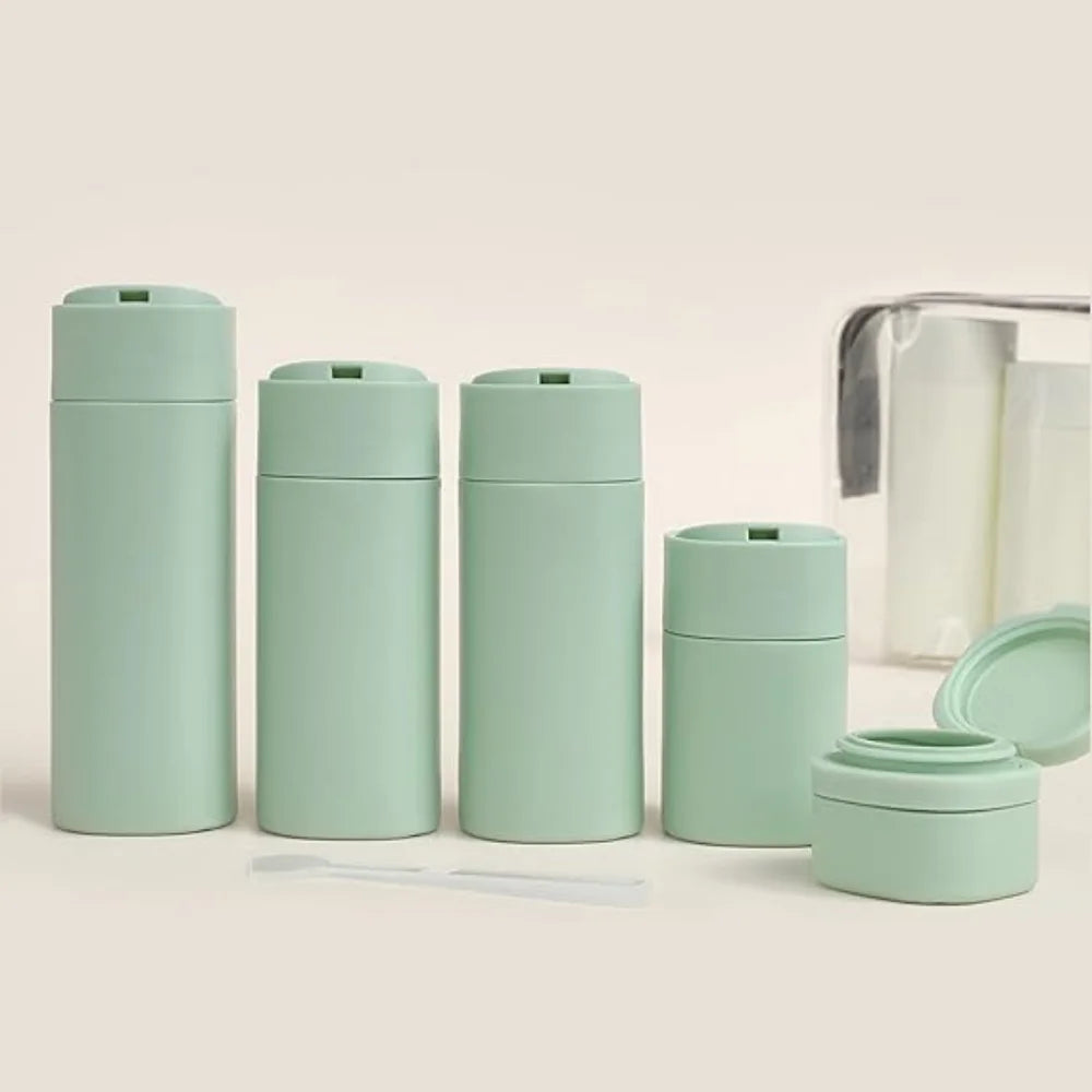 5pcs Travel Cream Dispenser Bottles Set, TSA Approved