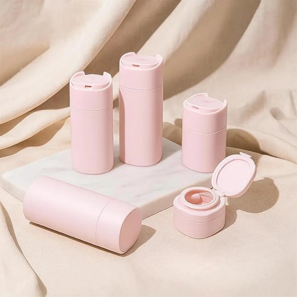 5pcs Travel Cream Dispenser Bottles Set, TSA Approved