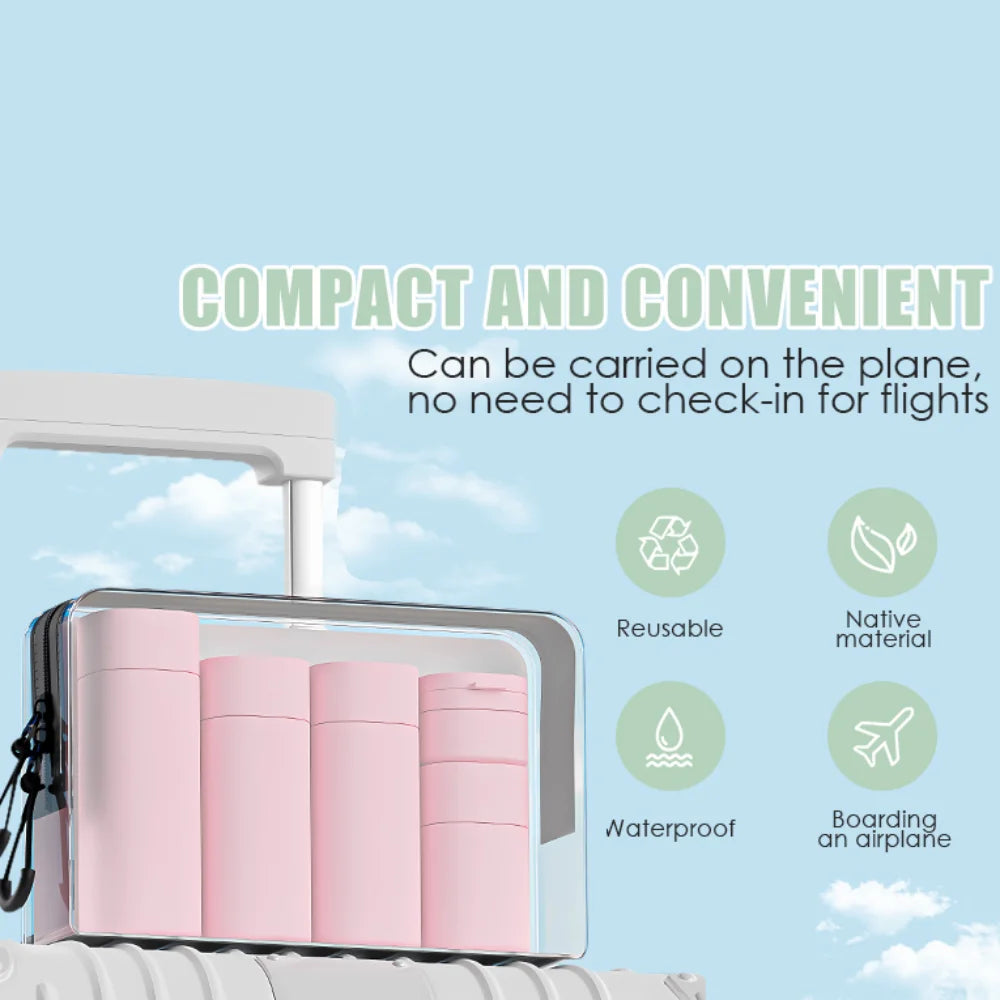 5pcs Travel Cream Dispenser Bottles Set, TSA Approved