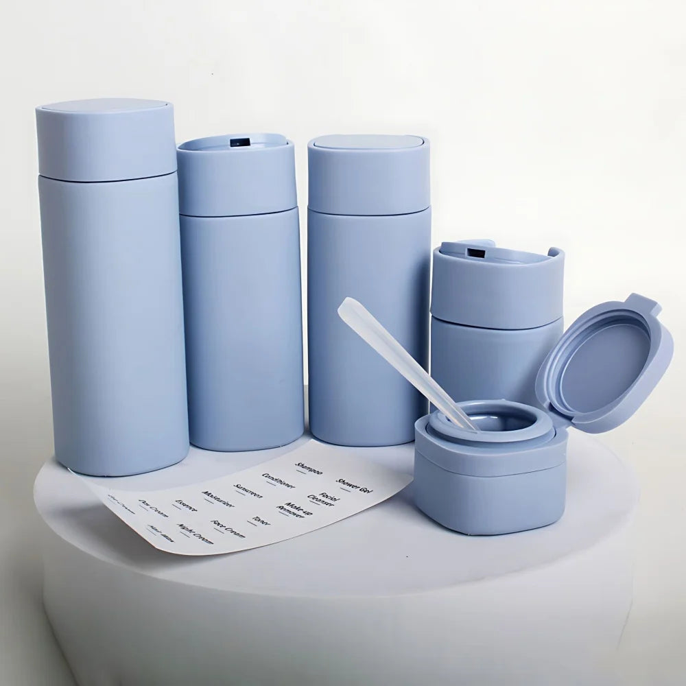 5pcs Travel Cream Dispenser Bottles Set, TSA Approved