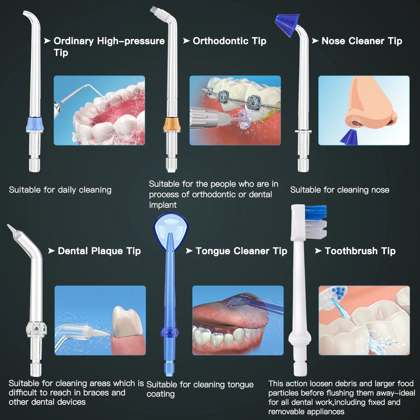 Portable Teeth Cleaning Water Flosser