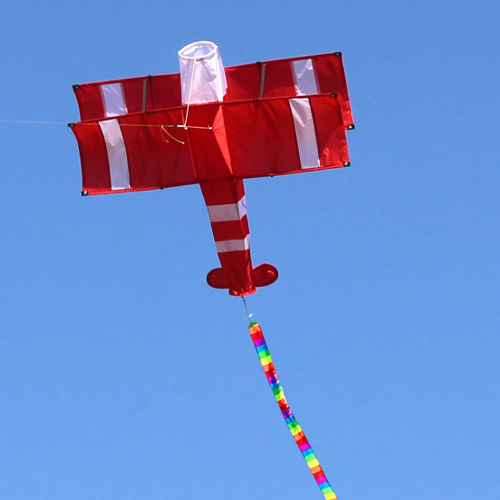 New High Quality 3D Single Line Red Plane  Kite