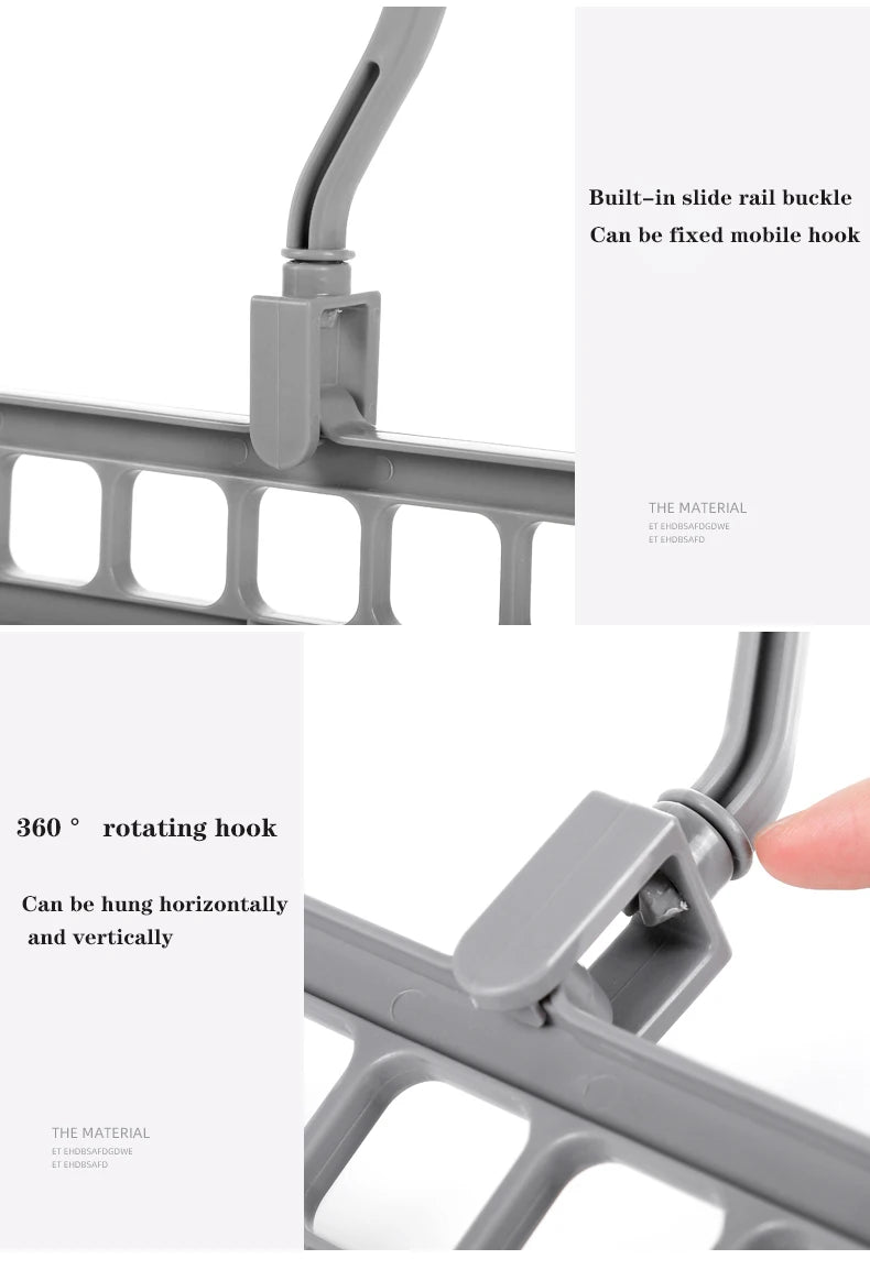 9-hole Clothes Hanger Rack Closet Organizer Space Saving Hanger For Clothes