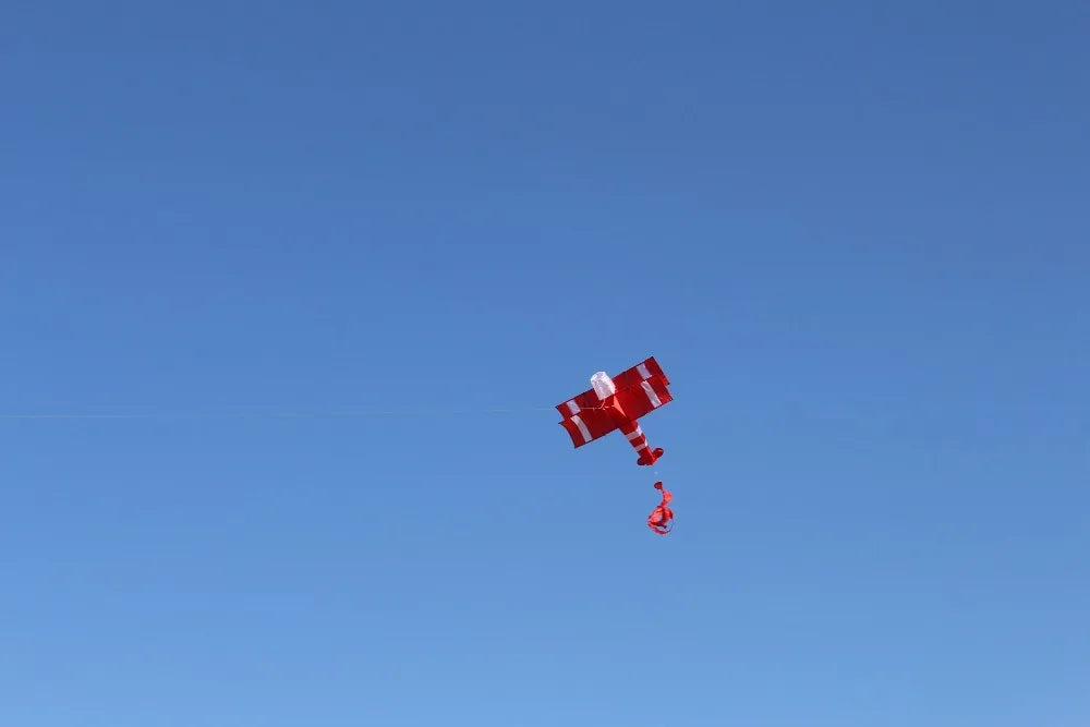 New High Quality 3D Single Line Red Plane  Kite