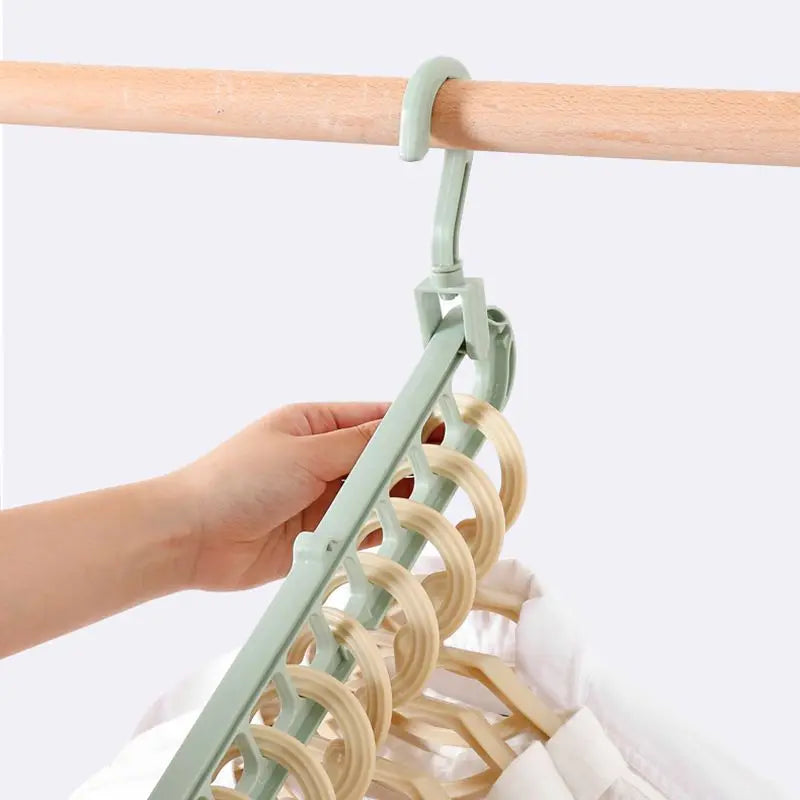 9-hole Clothes Hanger Rack Closet Organizer Space Saving Hanger For Clothes