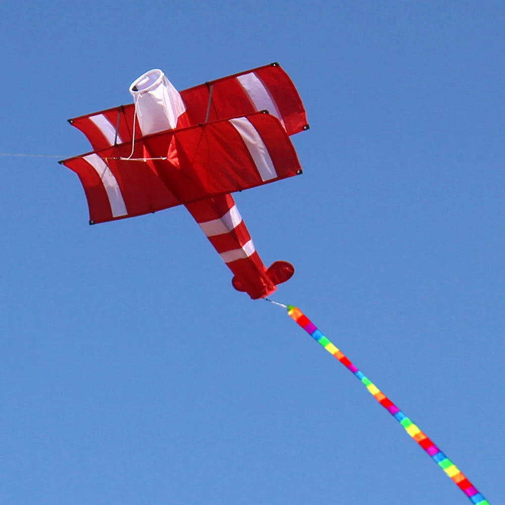 New High Quality 3D Single Line Red Plane  Kite