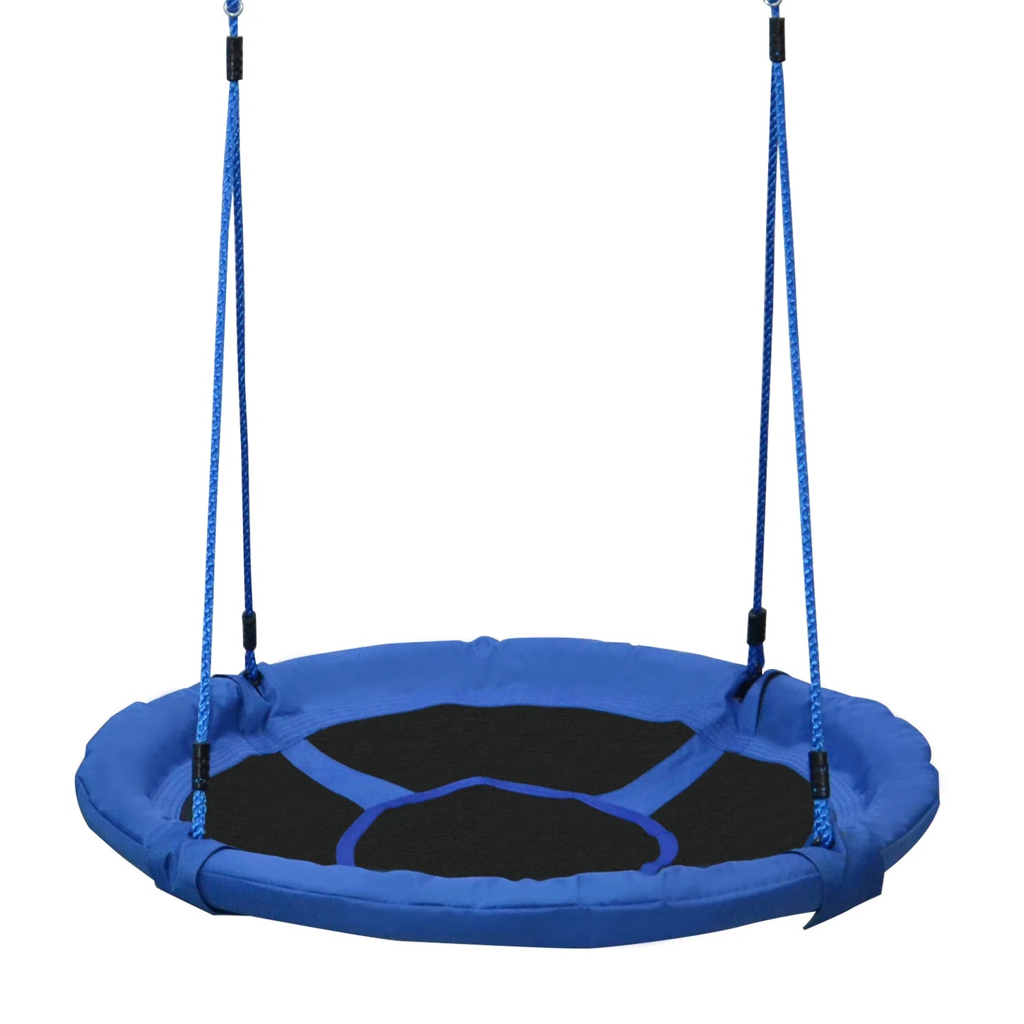 HOMCOM large children's removable garden nest swing Ø 100x180 cm blue