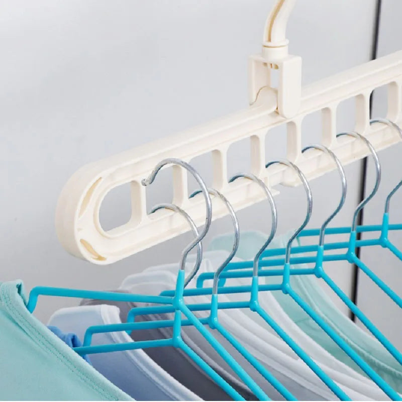 9-hole Clothes Hanger Rack Closet Organizer Space Saving Hanger For Clothes