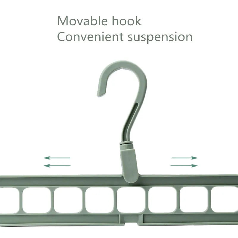 9-hole Clothes Hanger Rack Closet Organizer Space Saving Hanger For Clothes