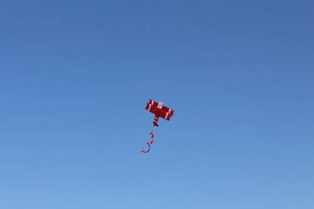 New High Quality 3D Single Line Red Plane  Kite
