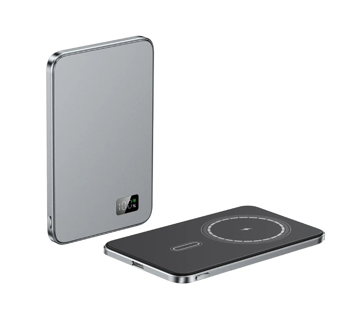 20W 10000mAh Thin Wireless Power Bank Magnetic Portable Fast Charging External Battery for Magsafe with LED Digital Display