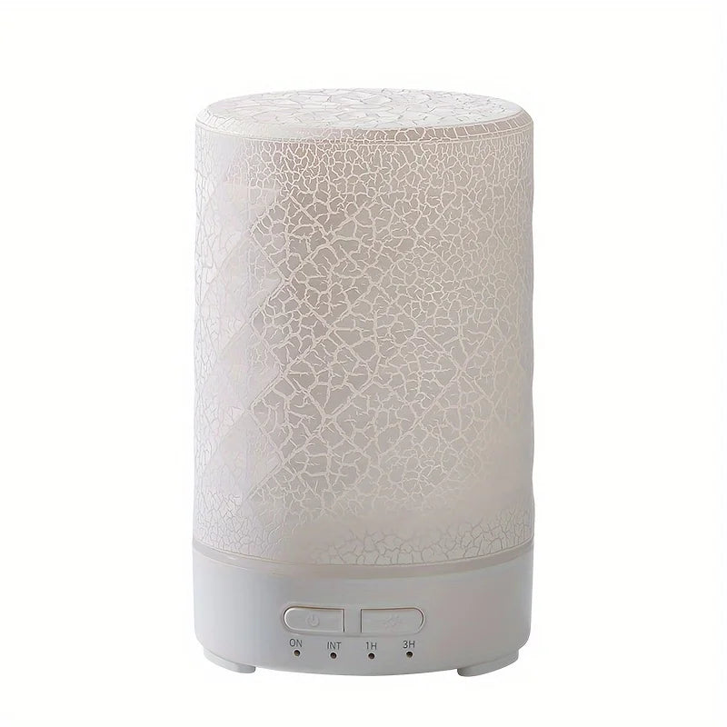 150ml Crack Design Essential Oil Diffuser with 7 Color LED USB Ultrasonic Air Humidifier for Living Room Office