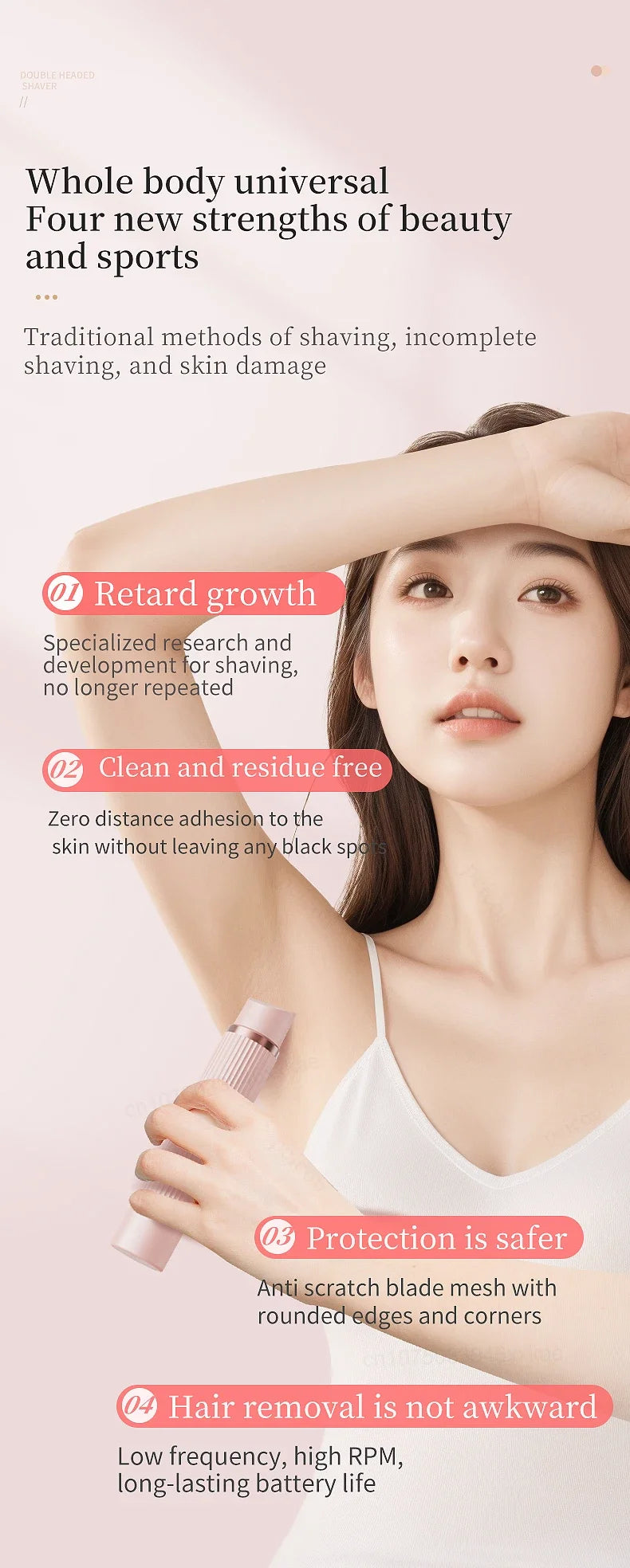 Multi-Function Women's Electric Shaver