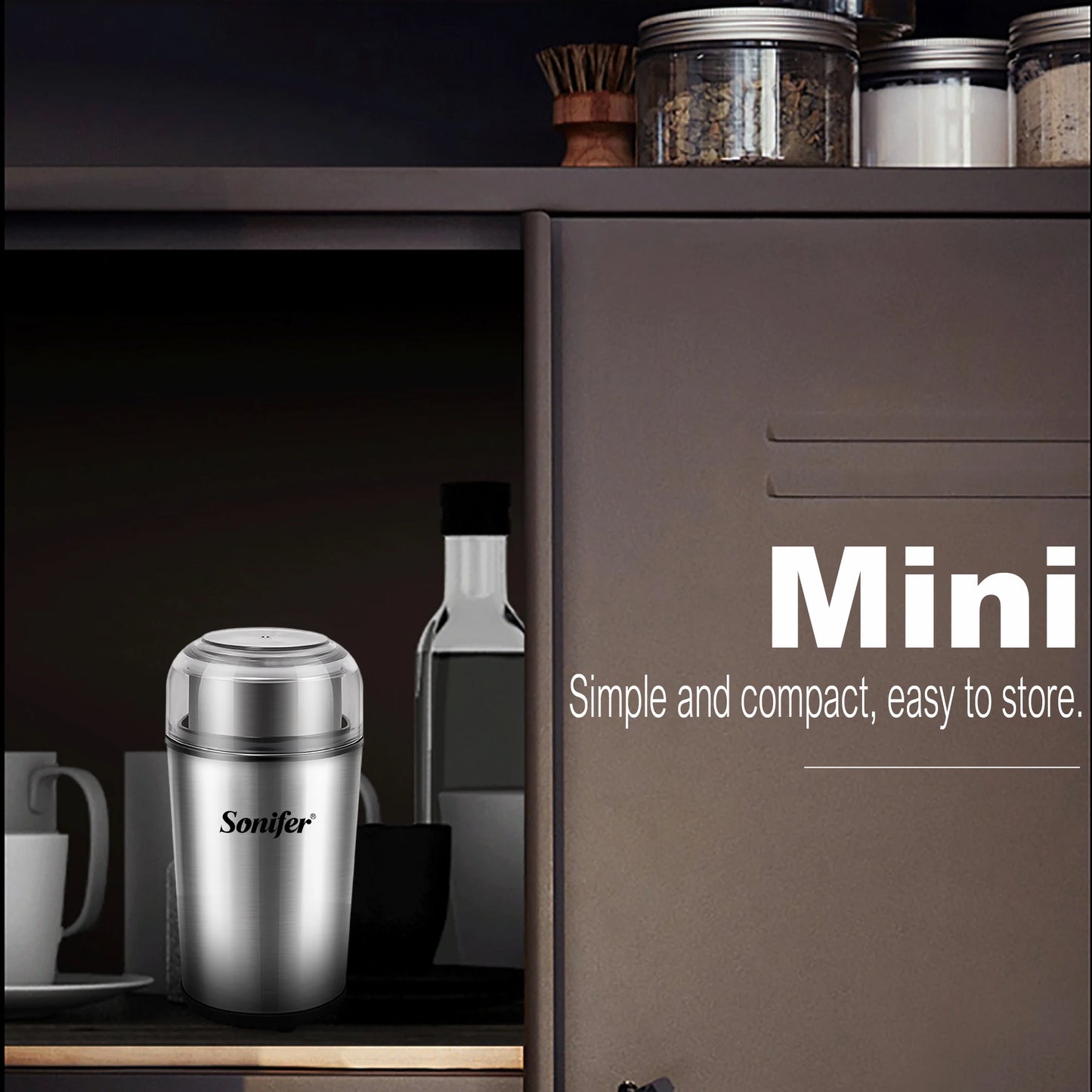 Detachable Electric Coffee Grinder Dry&Wet 2 In 1 Grass Nuts Herbs Grains Pepper Spice Flour Mill Coffee Beans
