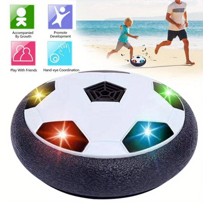 Air Cushion Levitation Football Toy for Kids 3-6 Years Boy Child Floating Foam Soccer Ball Suspending Sports Game