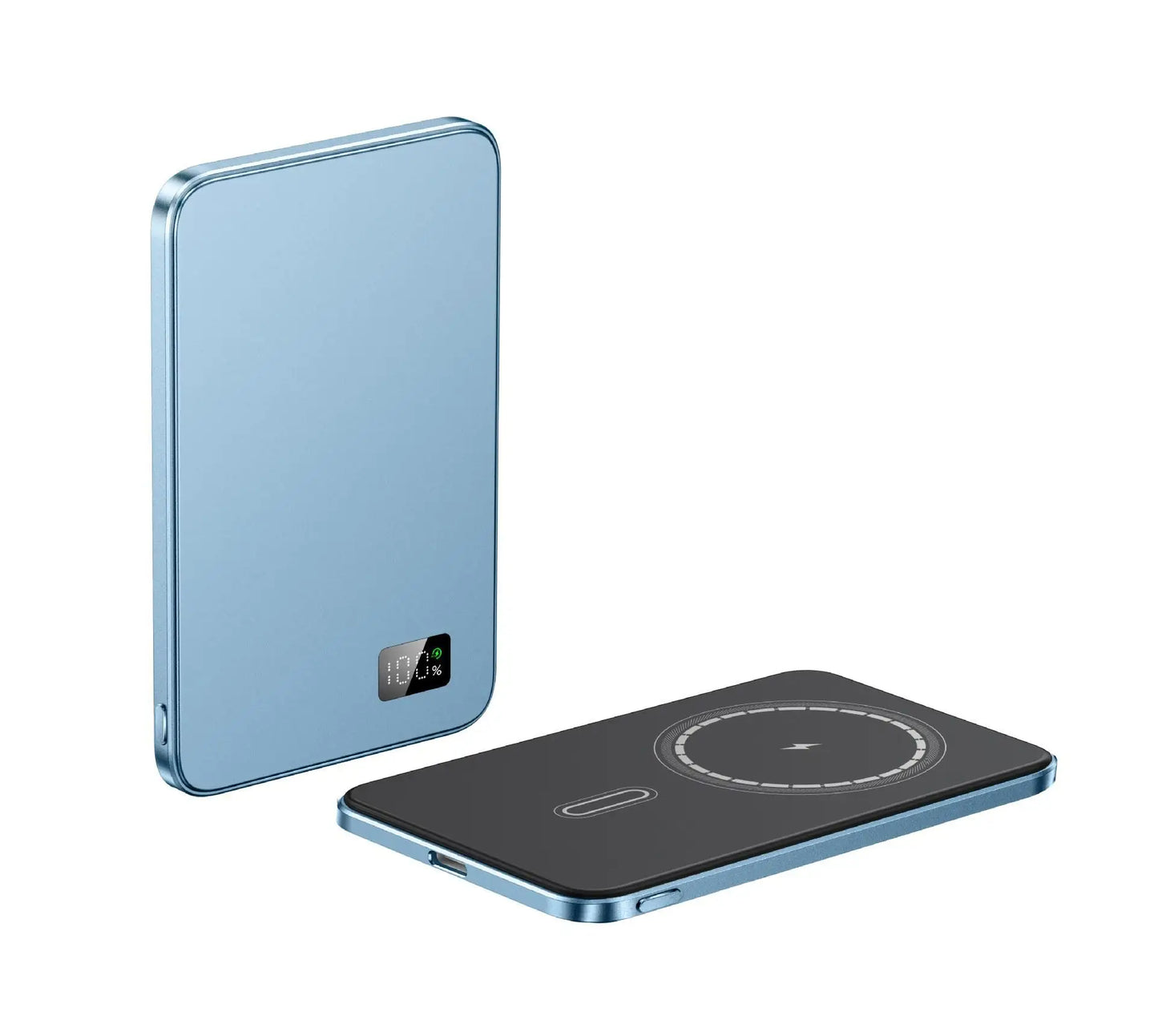 20W 10000mAh Thin Wireless Power Bank Magnetic Portable Fast Charging External Battery for Magsafe with LED Digital Display