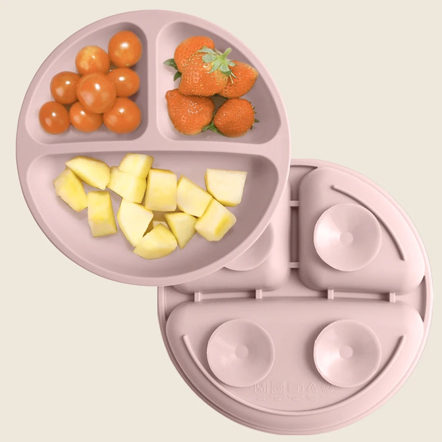 1PCS Baby Sucker Silicone Dining Plate BPA Free Children Dishes Suction Toddle Training Tableware Kids Feeding Bowls