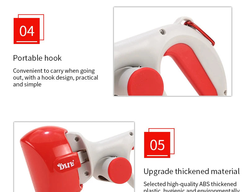 Pet Poop Picker Portable Scooper Animal Waste Sanitary