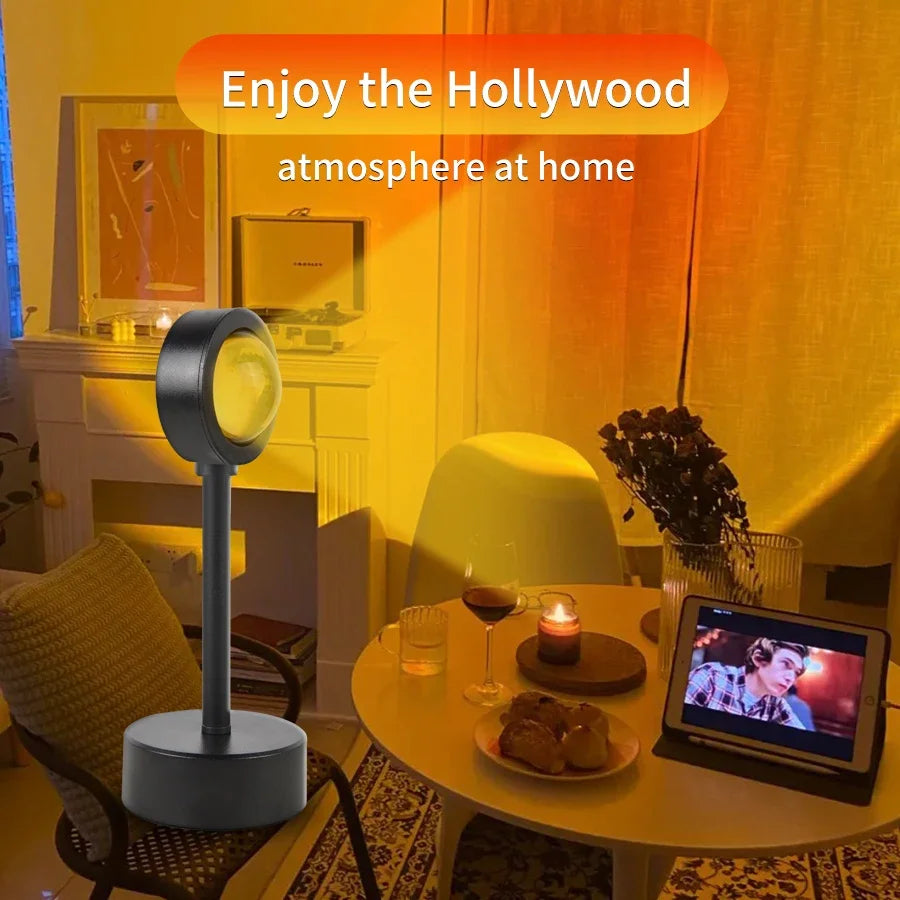 Sunset Light LED Rainbow Neon Night Lamp