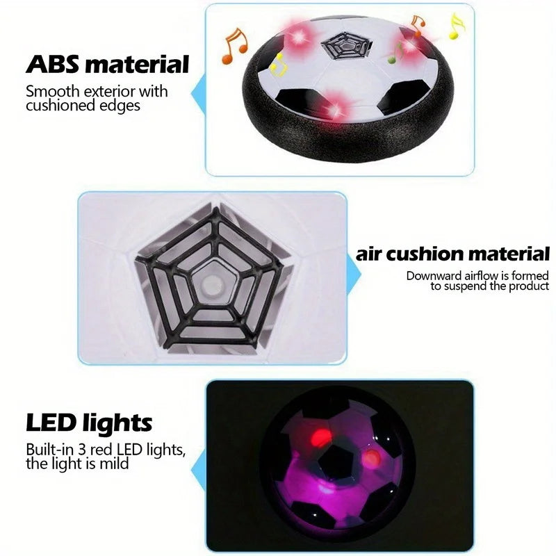 Air Cushion Levitation Football Toy for Kids 3-6 Years Boy Child Floating Foam Soccer Ball Suspending Sports Game