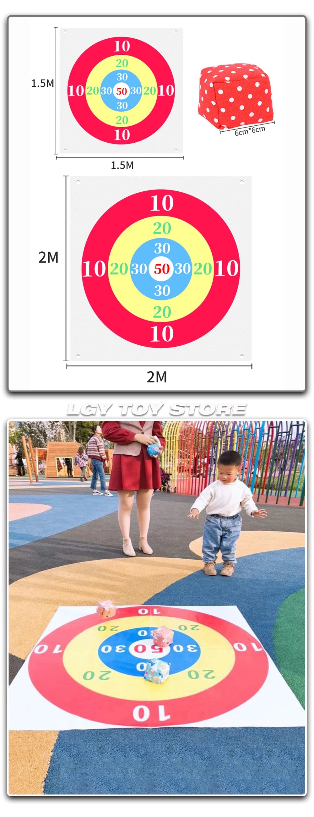 Bean Bag Toss Game for Kids & Families