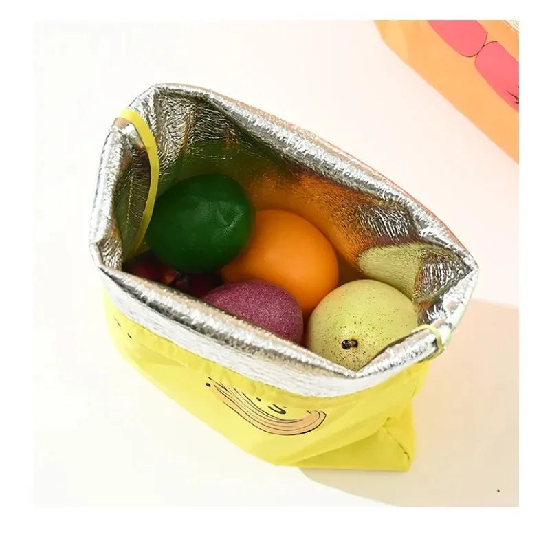 Insulated Fresh-Keeper Bag Reusable Drawstring Closure Storage Organizer for Bananas Lettuce & Vegetables Plant Fiber