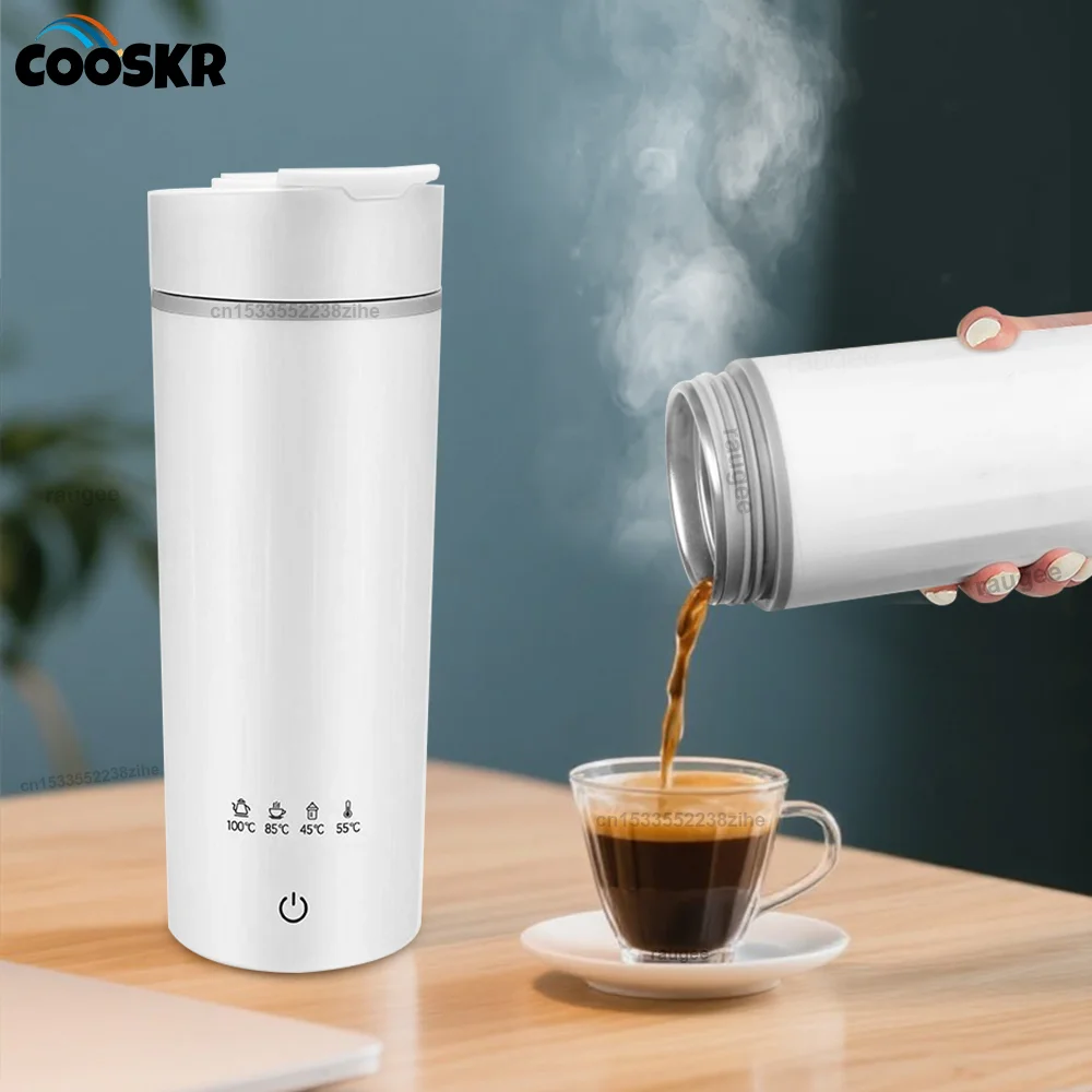 Portable Mini Electric Kettle Tea Coffee Pot Anti-Scald Water Thermal Cup