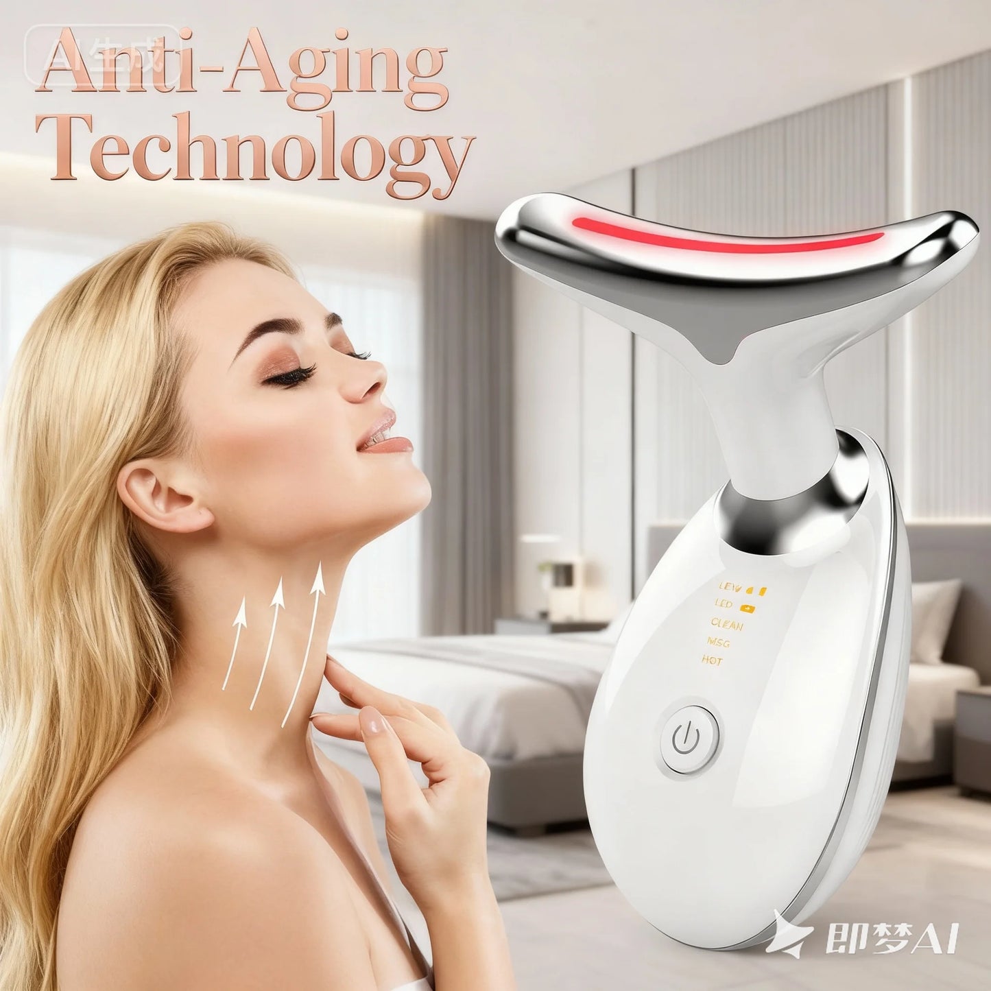 Face and Neck Massager Tools, Portable Facial Beauty Device