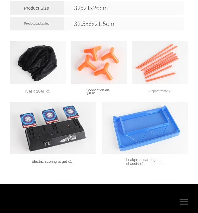 Auto Reset Electric Shooting Target Nerf Guns