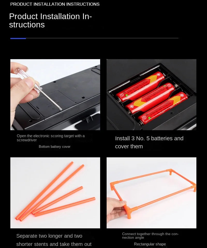 Auto Reset Electric Shooting Target Nerf Guns