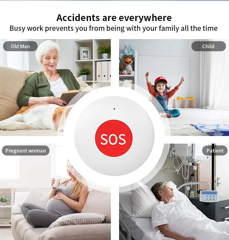 SOS Panic Call Button Share with Family App Emergency Alarm