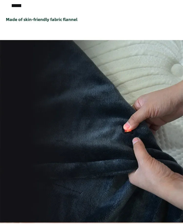 Mink Velvet Electric Blanket USB Heated Shawl Multifunctional Timer Wearable Warmth  Comfortable Home Heating
