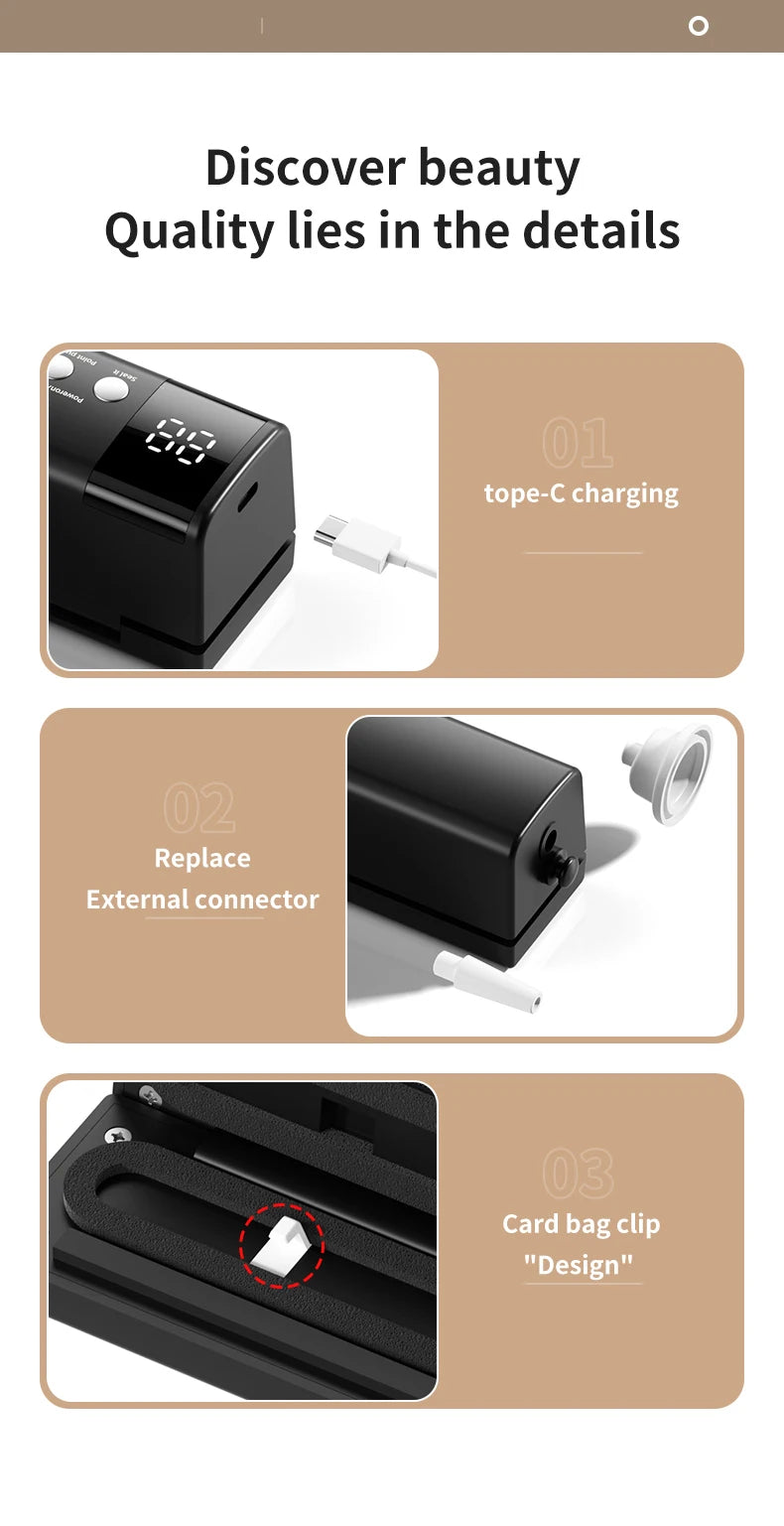 Wireless  Vacuum Sealing Machine