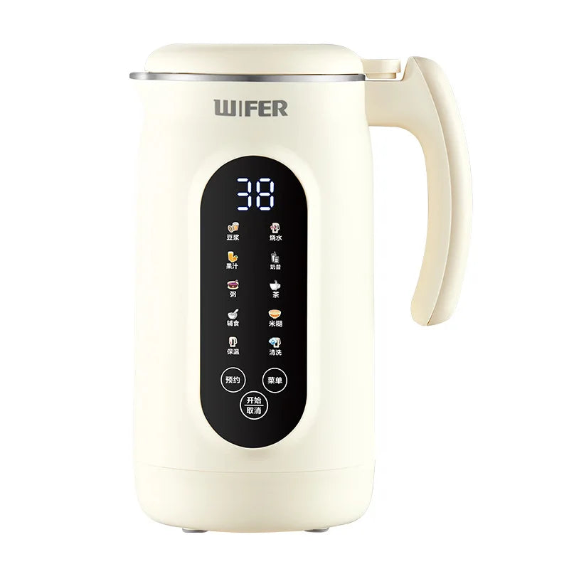 1.8L Soymilk Maker Electric Juicer 12h Appointment Rice Paste Machine Rapid Heating Food Wall Breaker Automatic