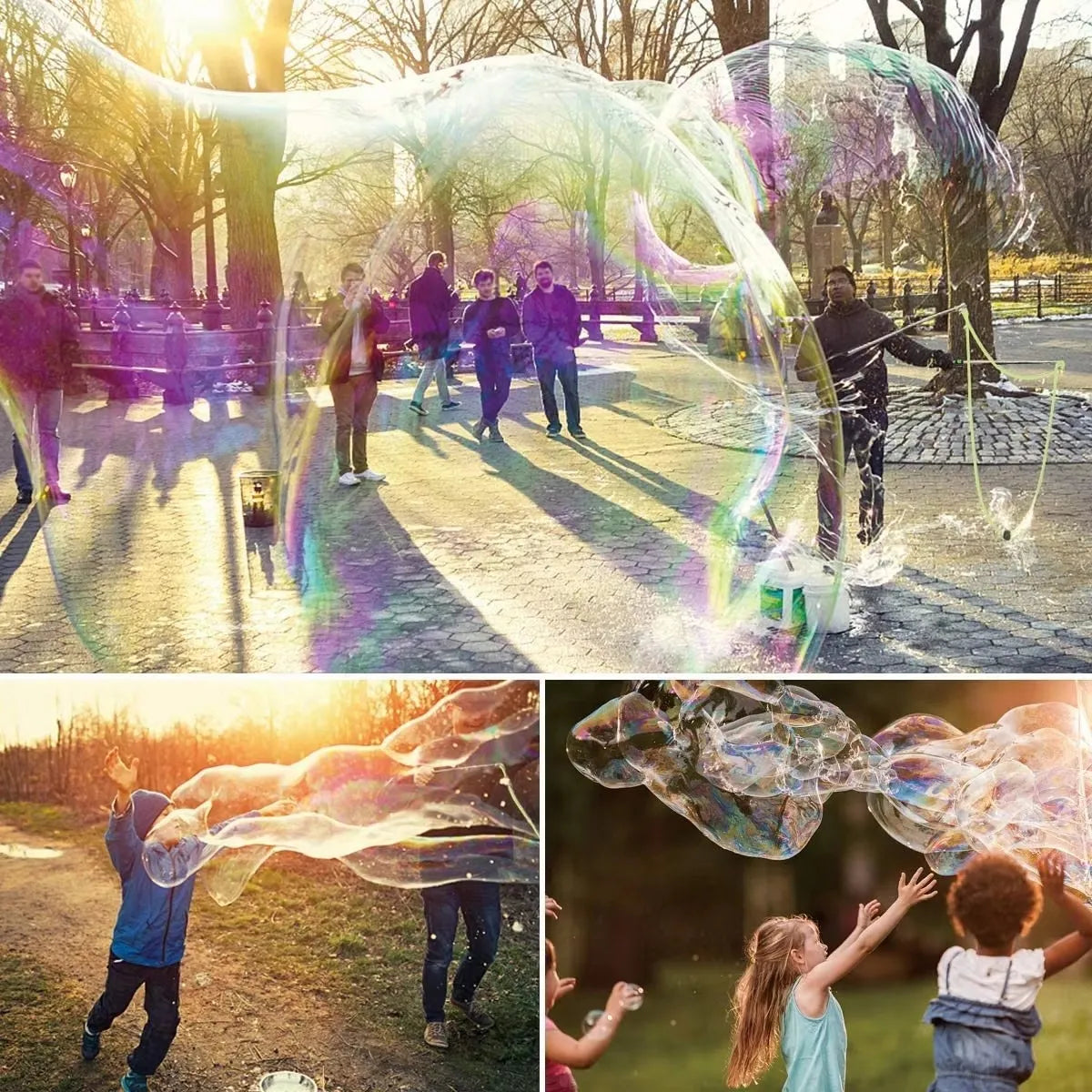 Giant Bubble Wand Kit for Kids
